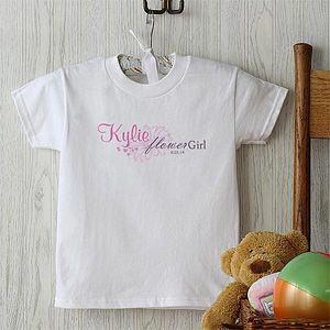 Personalized Flower Girl T Shirts