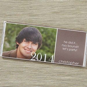 Personalized Graduation Party Favors   Photo Candy Bar Wrappers