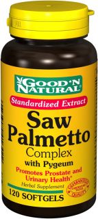 Good N Natural   Saw Palmetto Complex With Pygeum   120 Softgels