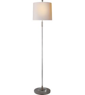 Thomas Obrien Giorgio 1 Light Floor Lamps in Antique Nickel TOB1008AN NP