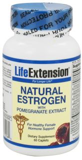 Life Extension   Natural Estrogen with Pomegranate Extract   60 Caplets