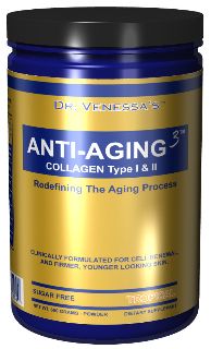 Dr. Venessas Formulas   Anti Aging 3 Collagen Powder Tropical   600 Grams