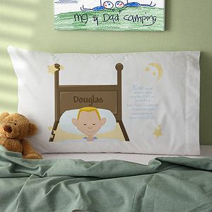 Personalized Boys Pillowcase   Bedtime Prayer