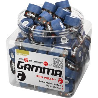 Gamma Pro Wrap Overgrip Jar of 60 Gamma Tennis Overgrips