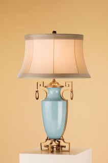 Delphine 1 Light Table Lamps in Blue 6030