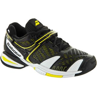 Babolat Propulse 4 Junior Black/Yellow Babolat Junior Tennis Shoes