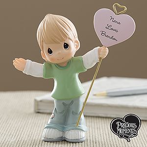 Personalized Precious Moments Boy Figurine   Birthday Wishes