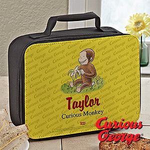 Personalized Curious George Lunch Box for Kids
