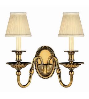Cambridge 2 Light Wall Sconces in Burnished Brass 4412BB