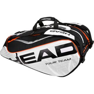 HEAD Tour Team Monstercombi Bag Black/White/Orange HEAD Tennis Bags
