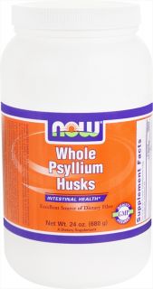 NOW Foods   Psyllium Husk Whole   24 oz.