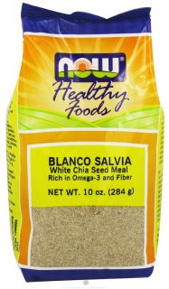 NOW Foods   Blanco Salvia White Chia Seed Meal   10 oz.