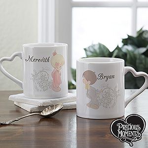 Personalized Couples Coffee Mugs Set   Precious Moments