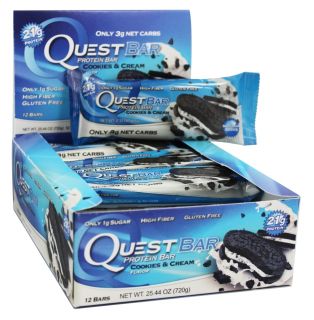 Quest Nutrition   Quest Bar Protein Bar Cookies & Cream   2.12 oz.