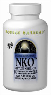 Source Naturals   NKO Neptune Krill Oil 500 mg.   30 Softgels