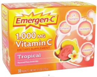 Alacer   Emergen C Vitamin C Energy Booster Tropical 1000 mg.   30 Packet(s)