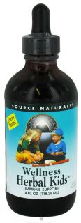Source Naturals   Wellness Herbal Kids Liquid   4 oz.