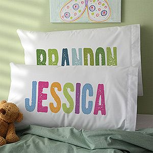 Personalized Pillowcases   Kids Name