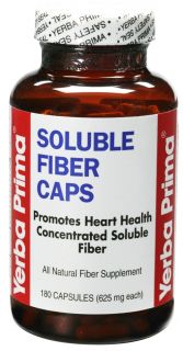 Yerba Prima   Soluble Fiber Caps 625 mg.   180 Capsules
