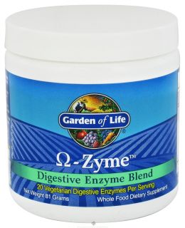 Garden of Life   Omega Zyme Digestive Enzyme Blend   81 Grams