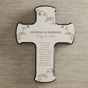 Marriage Blessings Personalized Wedding Wall Cross