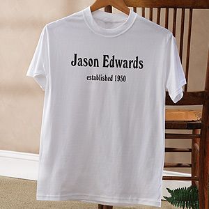 Personalized Birthday T shirts   Established Design