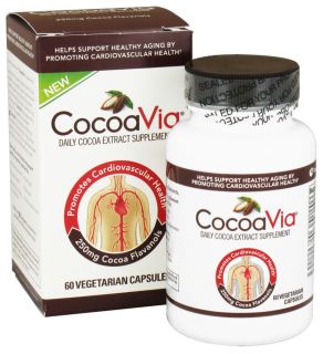 Mars Botanical   CocoaVia Daily Cocoa Extract Supplement   60 Vegetarian Capsules
