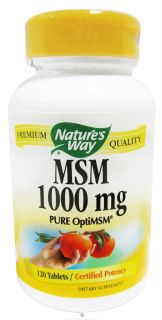 Natures Way   MSM 1000 mg.   120 Tablet(s)