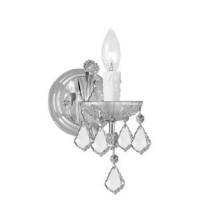 Maria Theresa 1 Light Wall Sconces in Polished Chrome 4471 CH CL SAQ