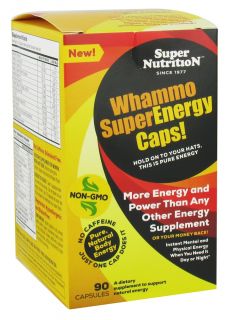 Super Nutrition   Whammo Super Energy Caps   90 Capsules