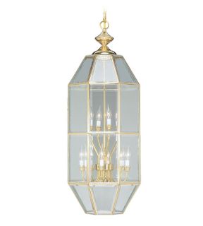 Home Basics Chandeliers in Polished Brass 4012 02