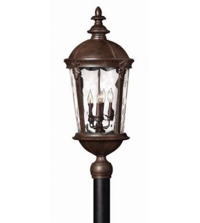 Windsor 4 Light Post Lights & Accessories in River Rock 1891RK