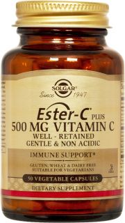Solgar   Ester C Plus Vitamin C 500 mg.   50 Vegetarian Capsules