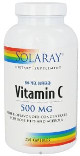 Solaray   Vitamin C Bio Plex Buffered 500 mg.   250 Capsules