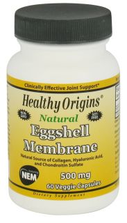 Healthy Origins   Natural Eggshell Membrane 500 mg.   60 Vegetarian Capsules