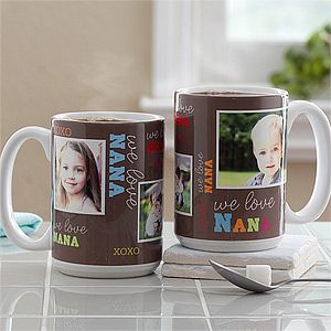 Personalized Large Photo Coffee Mug for Her   Loving You