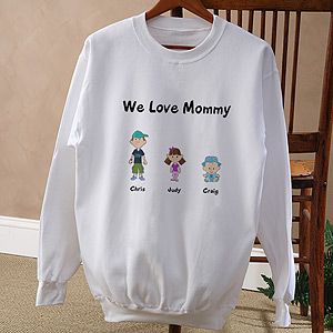 Family Cartoon Characters Personalized Sweatshirt