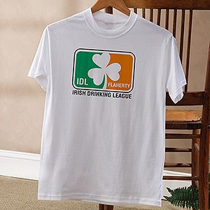 Personalized T Shirts   Irish Drinking League