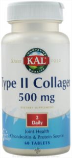 Kal   Type II Collagen 500 mg.   60 Tablets