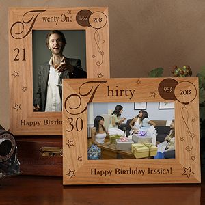 Birthday Memories Personalized Picture Frame   4x6