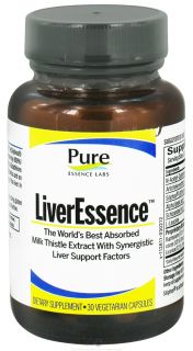 Pure Essence Labs   LiverEssence   30 Vegetarian Capsules