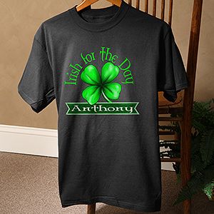 Personalized Irish St Patricks Day T Shirts   Lucky Clover