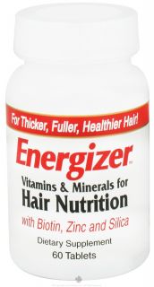 Hobe Labs   Energizer Vitamins & Minerals for Hair Nutrition   60 Tablets