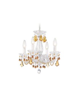 Minuet 4 Light Chandeliers in Silver 6984TO