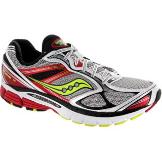 Saucony Guide 7 Saucony Mens Running Shoes White/Red/Citron
