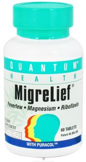 Quantum Health   Migrelief   60 Tablets
