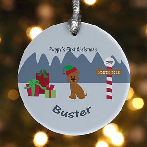 Personalized Pet Christmas Ornaments   Dog or Cat Character