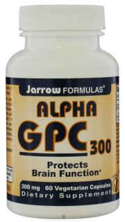 Jarrow Formulas   Alpha GPC 300 mg.   60 Vegetarian Capsules