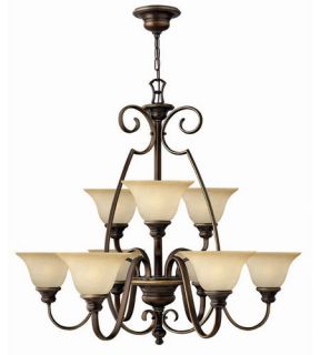Cello 9 Light Chandeliers in Antique Bronze 4568AT