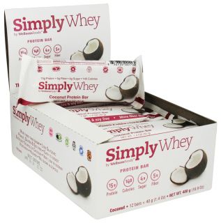 The Simply Bar   Simply Whey Protein Bar Coconut   1.4 oz.